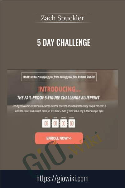 5 Day Challenge – Zach Spuckler