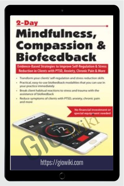 2-Day Mindfulness, Compassion & Biofeedback: Evidence-Based Strategies to Improve Self-Regulation & Stress Reduction in Clients with PTSD, Anxiety, Chronic Pain & More