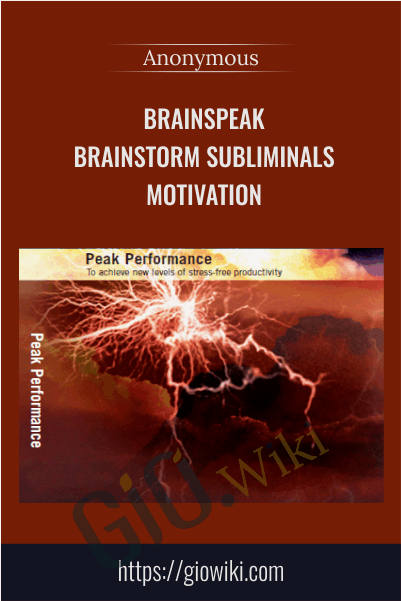 BrainSpeak - BrainStorm Subliminals - Motivation