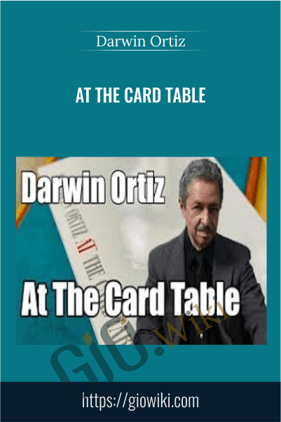 At the card table - Darwin Ortiz