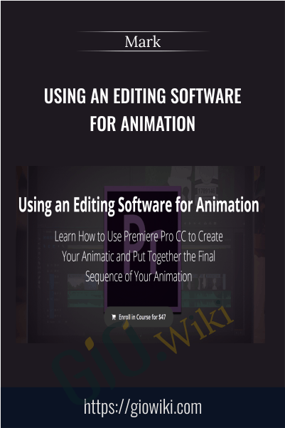 Using an Editing Software for Animation - Mark