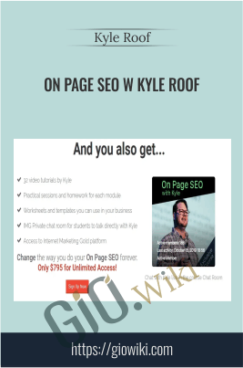 On Page SEO w Kyle Roof