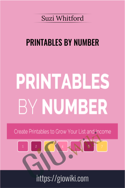 Printables by Number – Suzi Whitford