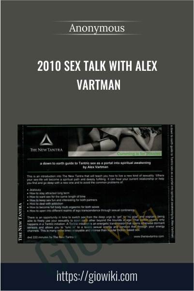 2010 Sex Talk With Alex Vartman
