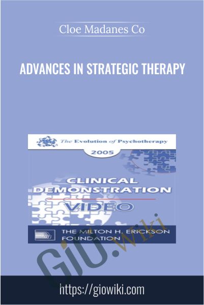Advances in Strategic Therapy - Cloe Madanes Co