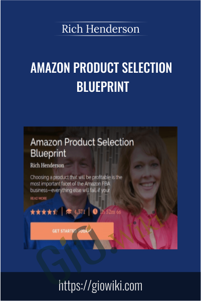 Amazon Product Selection Blueprint - Rich Henderson