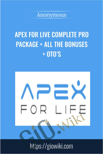 Apex For Live Complete Pro Package + All The Bonuses + OTO’s