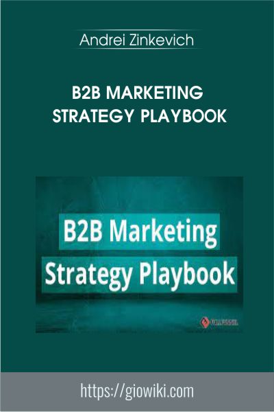 B2B Marketing Strategy Playbook - Andrei Zinkevich