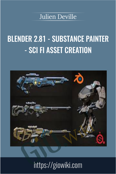 Blender 2.81 - Substance painter - Sci fi asset creation -  Julien Deville