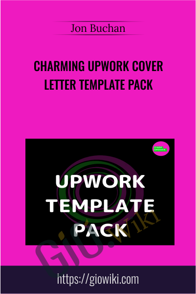 Charming Upwork Cover Letter Template Pack - Jon Buchan
