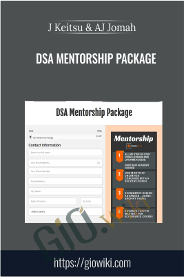 DSA Mentorship Package – J Keitsu & AJ Jomah