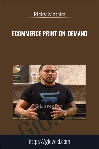 Ecommerce Print-on-Demand - Ricky Mataka