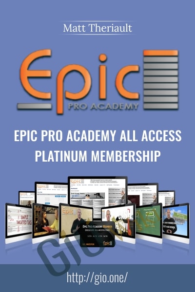 Epic Pro Academy All Access Platinum Membership