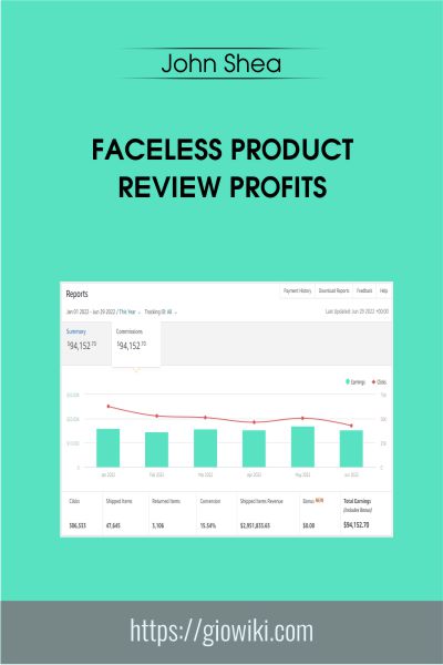 Faceless Product Review Profits - John Shea