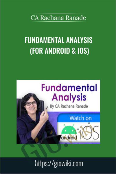 Fundamental Analysis Course - CA Rachana Ranade