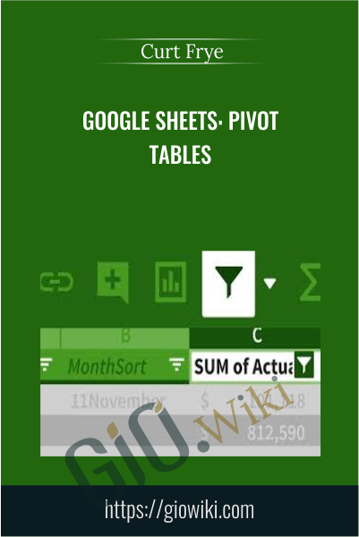 Google Sheets: Pivot Tables - Curt Frye