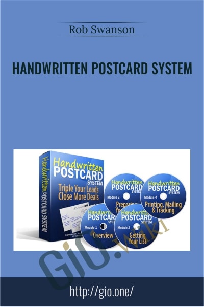 Handwritten Postcard System - Rob Swanson