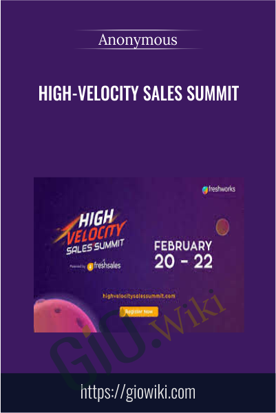 High-Velocity Sales Summit