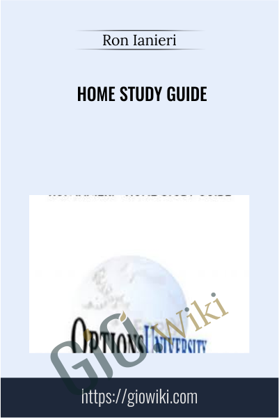 Home Study Guide - Ron Ianieri