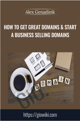 How to get great domains & start a business selling domains - Alex Genadinik