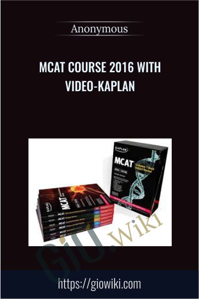 MCAT Course 2016 With Video-Kaplan
