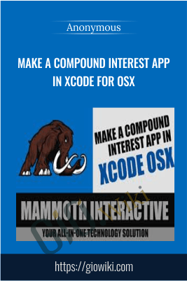 Make a compound interest app in XCode for OSX