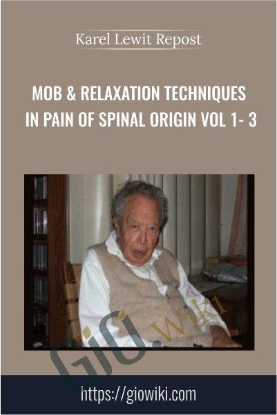 Mob & Relaxation Techniques in Pain of Spinal Origin Vol 1- 3 - Karel Lewit Repost