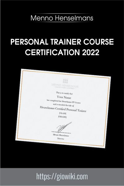 Personal Trainer Course Certification 2022 - Menno Henselmans