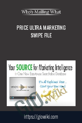 Ultra Marketing Swipe File – Who’s Mailing What