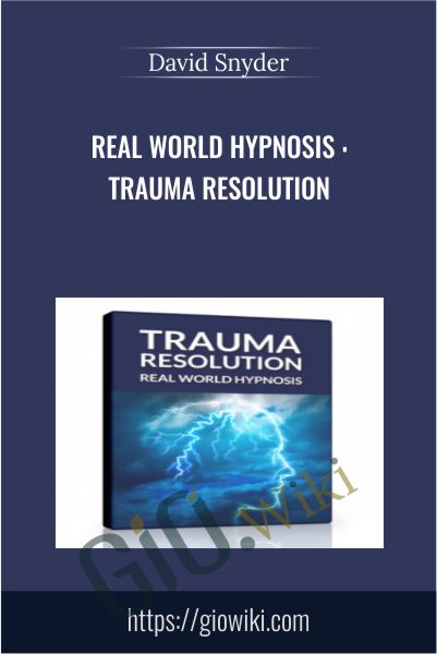 Real World Hypnosis : Trauma Resolution - David Snyder