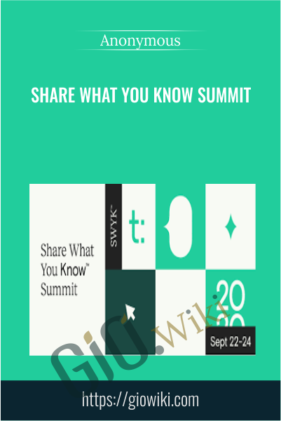 Share What You Know Summit