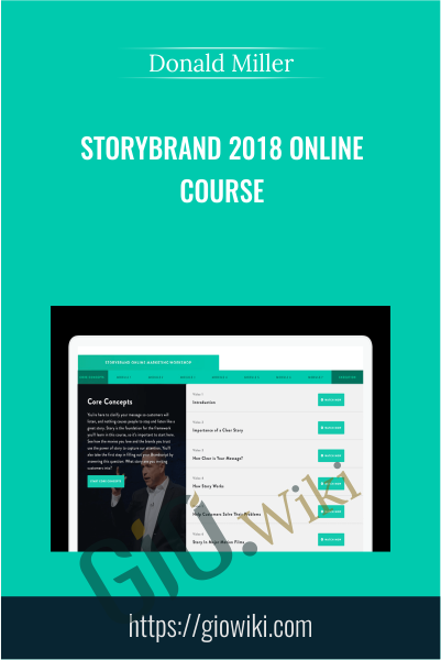 StoryBrand 2018 Online Course - Donald Miller