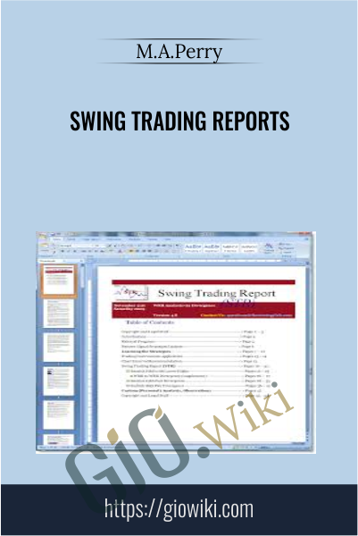 Swing Trading Reports - M.A.Perry