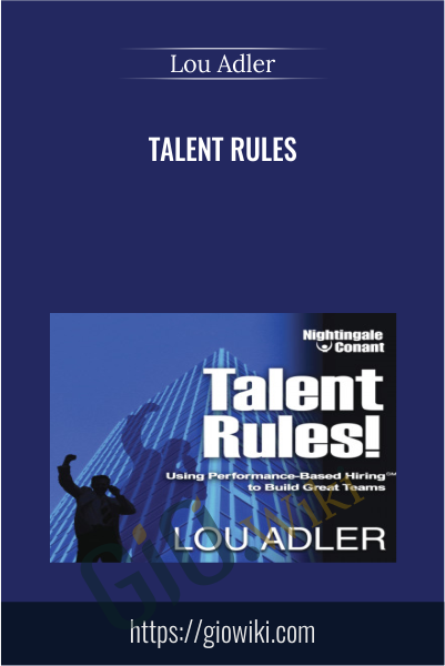 Talent Rules - Lou Adler