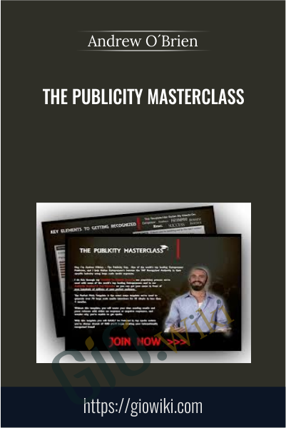 The Publicity MasterClass - Andrew O´Brien