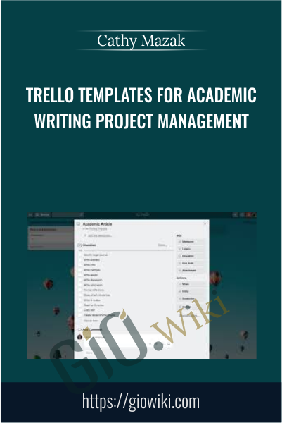 Trello Templates for Academic Writing Project Management - Cathy Mazak