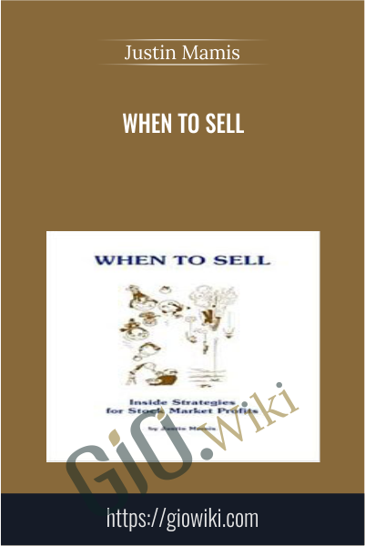 When To Sell - Justin Mamis