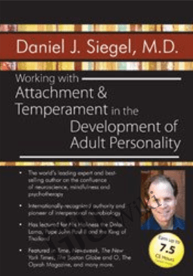 Working with Attachment and Temperament in the Development of Adult Personality with Daniel J. Siegel, M.D. - Daniel J. Siegel