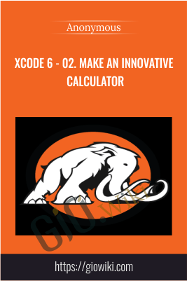 XCode 6 - 02. Make an innovative calculator