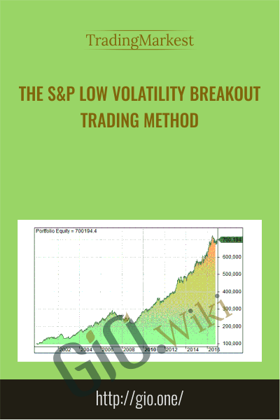 The S&P Low Volatility Breakout Trading Method - TradingMarkest