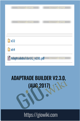 Adaptrade Builder v2.3.0, (Aug 2017)