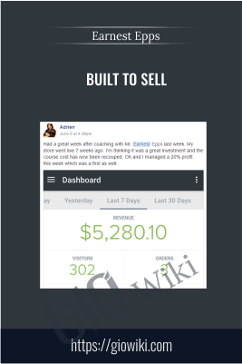 Built To Sell – Earnest Epps