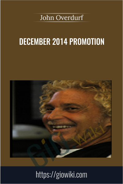 December 2014 Promotion - John Overdurf