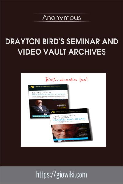 Drayton Bird's Seminar and Video Vault Archives