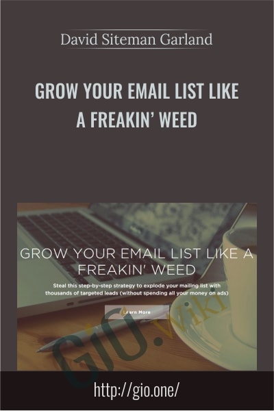 Grow Your Email List Like A Freakin’ Weed - David Siteman Garland