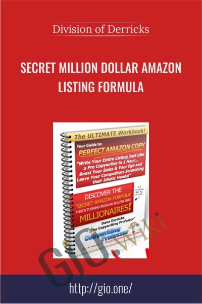Secret Million Dollar Amazon Listing Formula - Division of Derricks