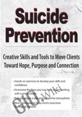 Suicide Prevention: Creative Skills and Tools to Move Clients Toward Hope, Purpose and Connection - Dr. Nancy K. Farber