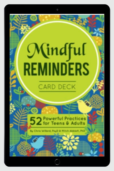 Yoga and mindfulness practices for teens card deck